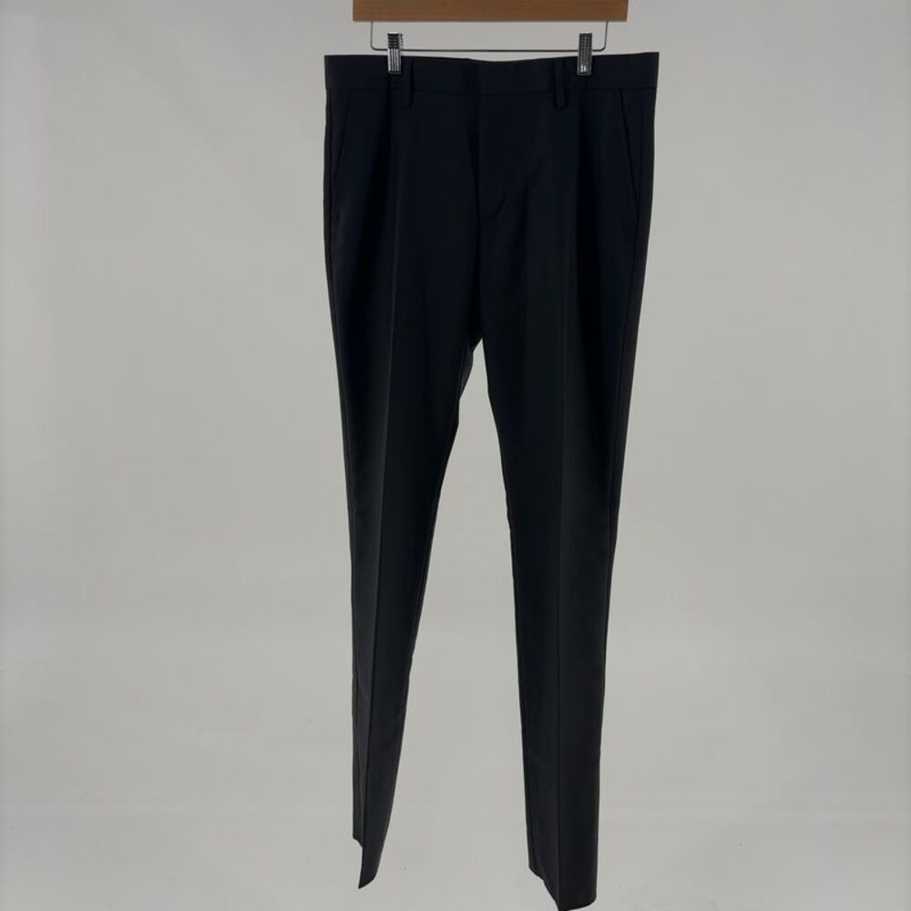 Burberry Wool Trousers with Satin Stripe